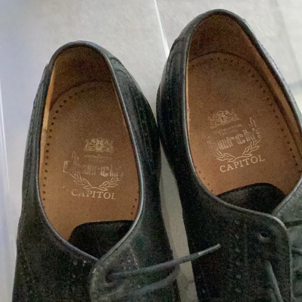 Church’s Black Dress Luxury Shoes Size UK 95